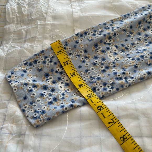 Liz Claiborne XL Light Blue Long Sleeve Floral Print Top - Picture 12 of 12